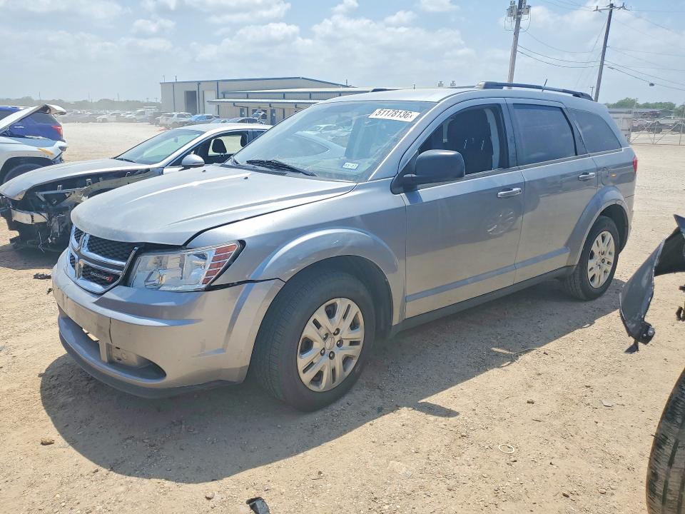2018 Dodge Journey მანქანა იყიდება აუქციონზე, vin: 3C4PDCAB2JT228252, აუქციონის ნომერი: 51178136