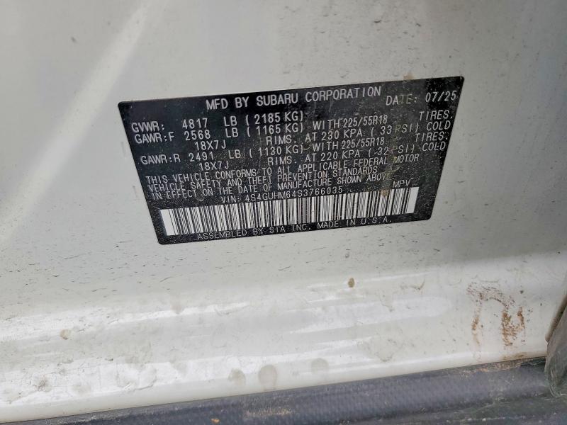 Aukcja sprzedaży 2025 Subaru Crosstrek, vin: 4S4GUHM64S3766035, numer aukcji: 51164686