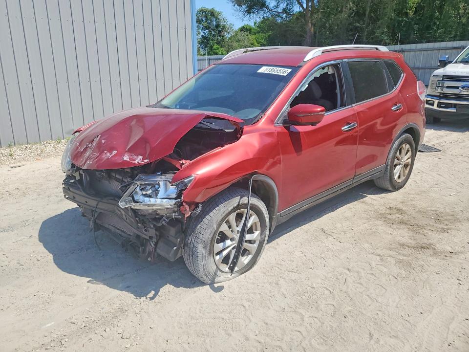 Auction sale of the 2016 Nissan Rogue, vin: KNMAT2MT1GP598421, lot number: 51865556