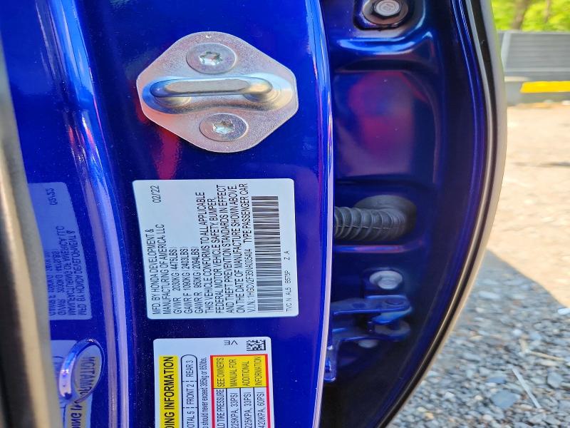 2022 Honda Accord მანქანა იყიდება აუქციონზე, vin: 1HGCV2F35NA005404, აუქციონის ნომერი: 51107886