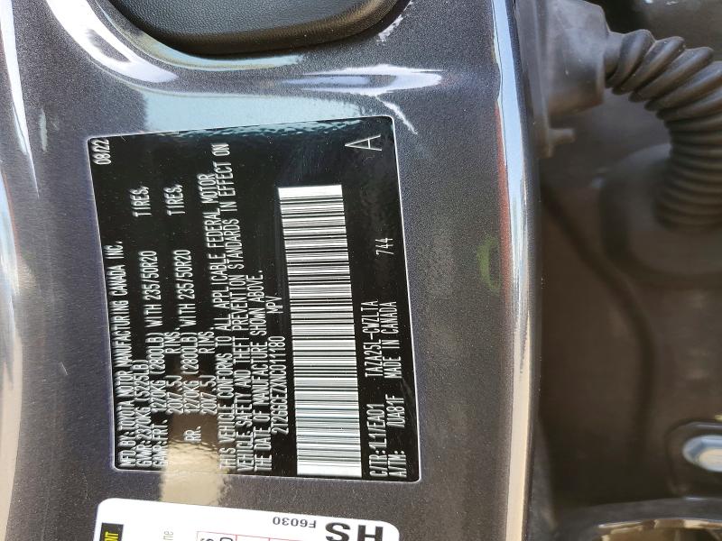 2022 Lexus Nx მანქანა იყიდება აუქციონზე, vin: 2T2GGCEZXNC011180, აუქციონის ნომერი: 49417056