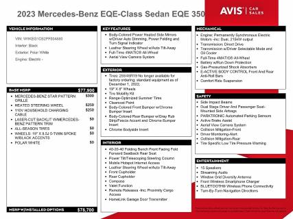 Aukcja sprzedaży 2023 Mercedes-benz Eqe Sedan, vin: W1KEG1CB2PF034880, numer aukcji: 51481436