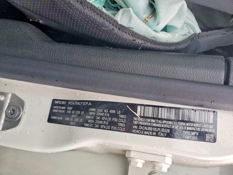 Продажа на аукционе авто 2020 Jeep Renegade, vin: ZACNJBB18LPL93228, номер лота: 48477856
