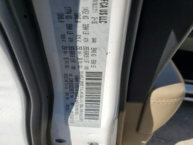 Aukcja sprzedaży 2016 Dodge Durango, vin: 1C4RDHDGXGC360175, numer aukcji: 49937276