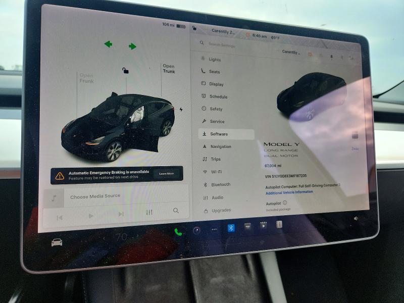 49162756 :رقم المزاد ، 5YJYGDEE3MF187235 vin ، 2021 Tesla Model Y مزاد بيع
