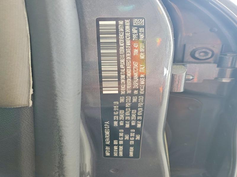 Продаж на аукціоні авто 2019 Alfa Romeo Stelvio, vin: ZASPAJAN4K7C70457, номер лоту: 48999206