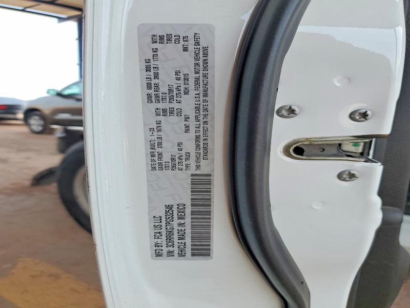 51008986 :رقم المزاد ، 3C6RR6KG7PG532546 vin ، 2023 Ram 1500 Classic مزاد بيع