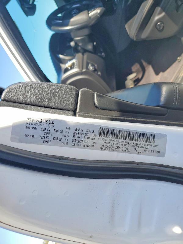 2018 Jeep Grand Cherokee მანქანა იყიდება აუქციონზე, vin: 1C4RJFAG7JC204135, აუქციონის ნომერი: 50524836