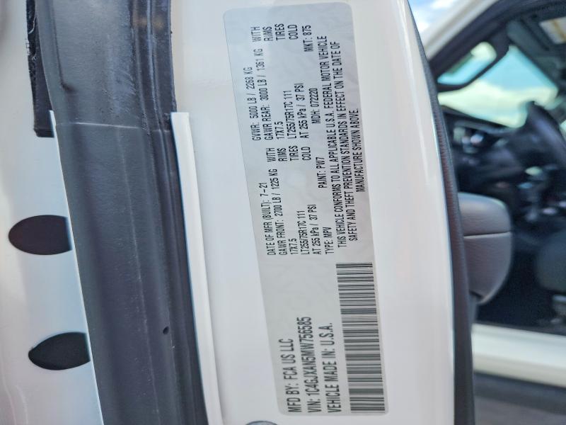 Продаж на аукціоні авто 2021 Jeep Wrangler, vin: 1C4GJXAN5MW756585, номер лоту: 50816106