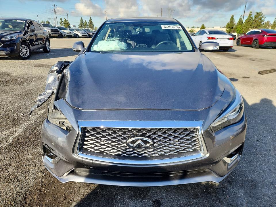 2021 Infiniti Q50 მანქანა იყიდება აუქციონზე, vin: JN1EV7BP7MM700867, აუქციონის ნომერი: 50367676
