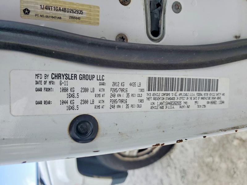 Aukcja sprzedaży 2011 Jeep Patriot, vin: 1J4NT1GA4BD262935, numer aukcji: 51559016
