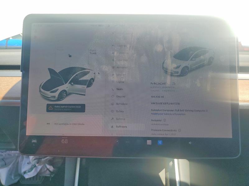Продажа на аукционе авто 2020 Tesla Model 3, vin: 5YJ3E1EB7LF807278, номер лота: 48883676