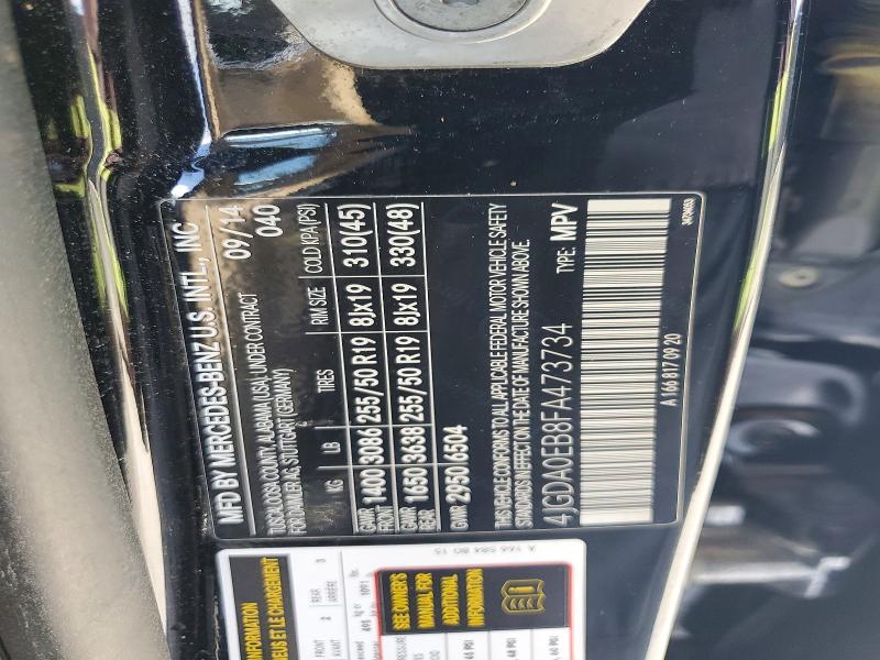 Продаж на аукціоні авто 2015 Mercedes-benz Ml, vin: 4JGDA0EB8FA473734, номер лоту: 51659476
