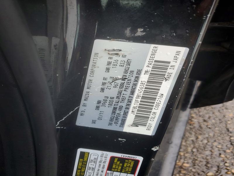 Aukcja sprzedaży 2011 Mazda 3, vin: JM1BL1UF9B1456385, numer aukcji: 51702276