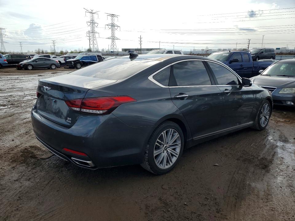2018 Genesis G80 მანქანა იყიდება აუქციონზე, vin: KMHGN4JE2JU237306, აუქციონის ნომერი: 49609216