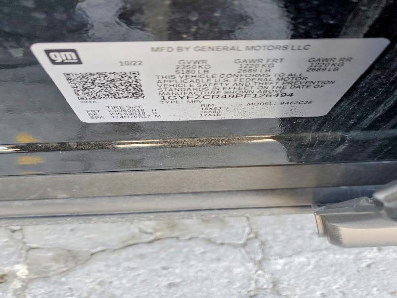 Aukcja sprzedaży 2023 Cadillac Xt4, vin: 1GYFZCR49PF126494, numer aukcji: 49566026