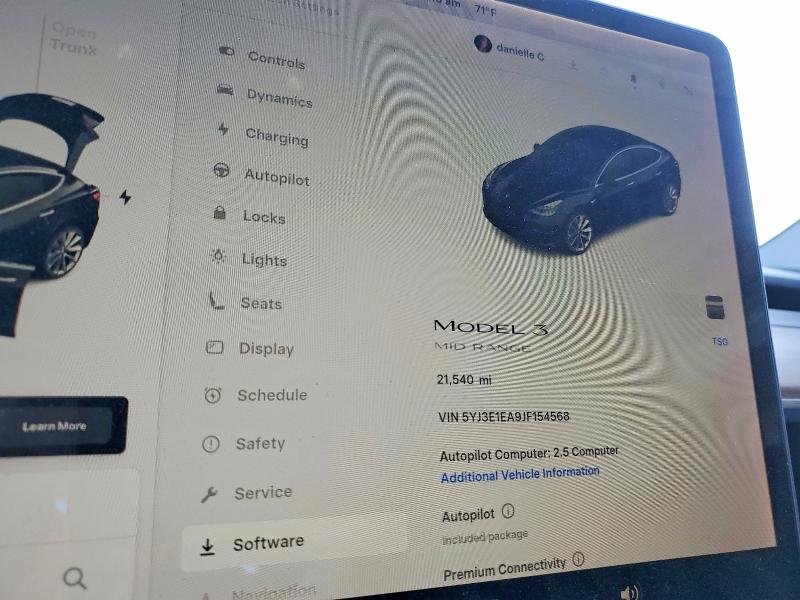 Aukcja sprzedaży 2018 Tesla Model 3, vin: 5YJ3E1EA9JF154568, numer aukcji: 49799176