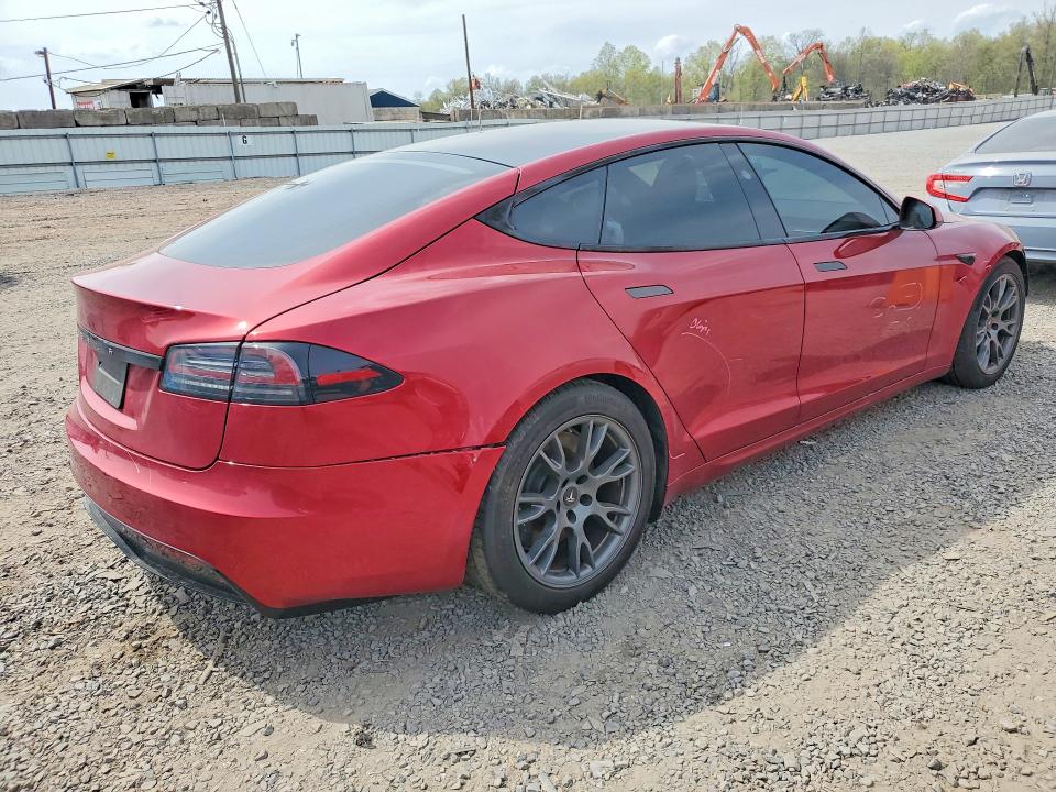 48347356 :رقم المزاد ، 5YJSA1E52PF523726 vin ، 2023 Tesla Model S مزاد بيع