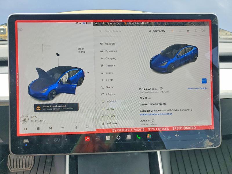 Aukcja sprzedaży 2020 Tesla Model 3, vin: 5YJ3E1EA7LF740916, numer aukcji: 48947096