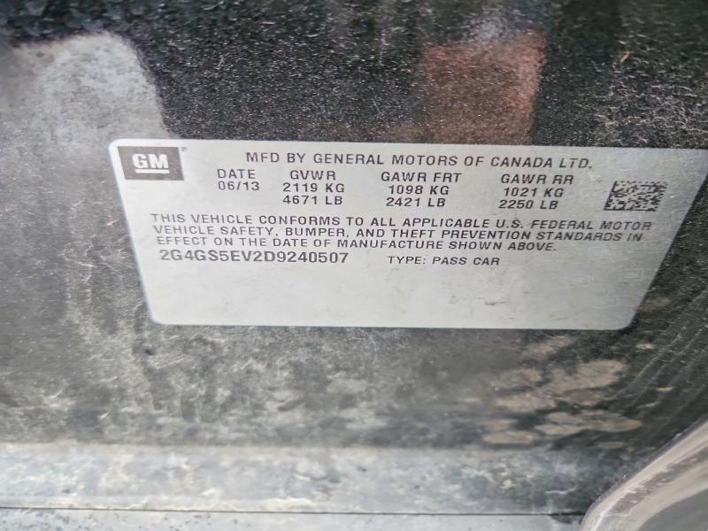 Продаж на аукціоні авто 2013 Buick Regal, vin: 2G4GS5EV2D9240507, номер лоту: 50052656