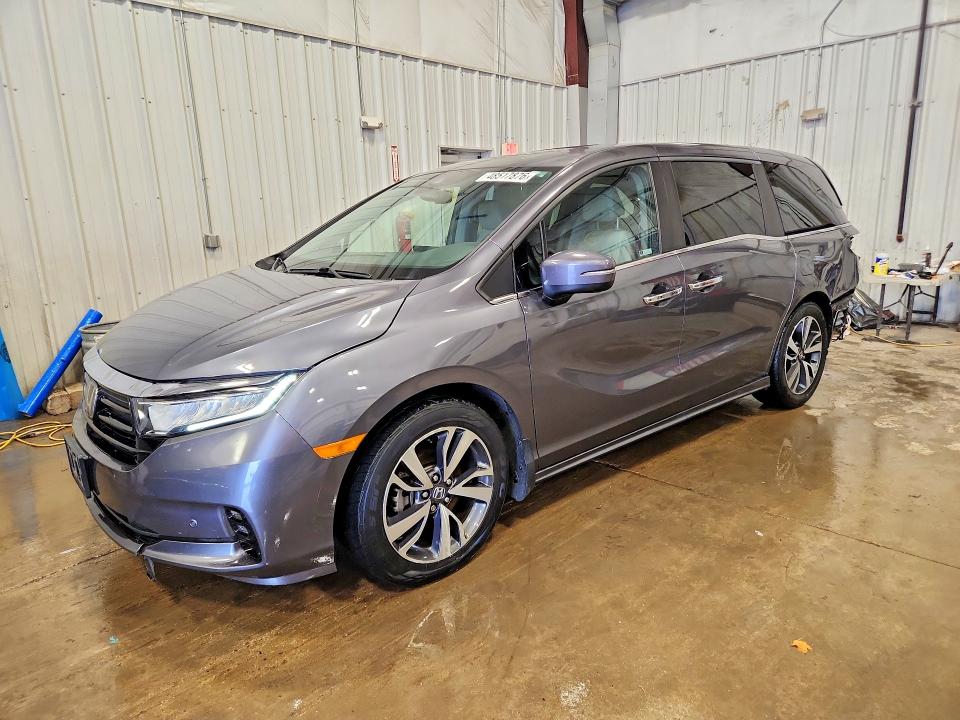 48517876 :رقم المزاد ، 5FNRL6H87MB003853 vin ، 2021 Honda Odyssey مزاد بيع