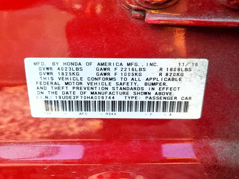 Aukcja sprzedaży 2017 Acura Ilx, vin: 19UDE2F70HA009744, numer aukcji: 49824046