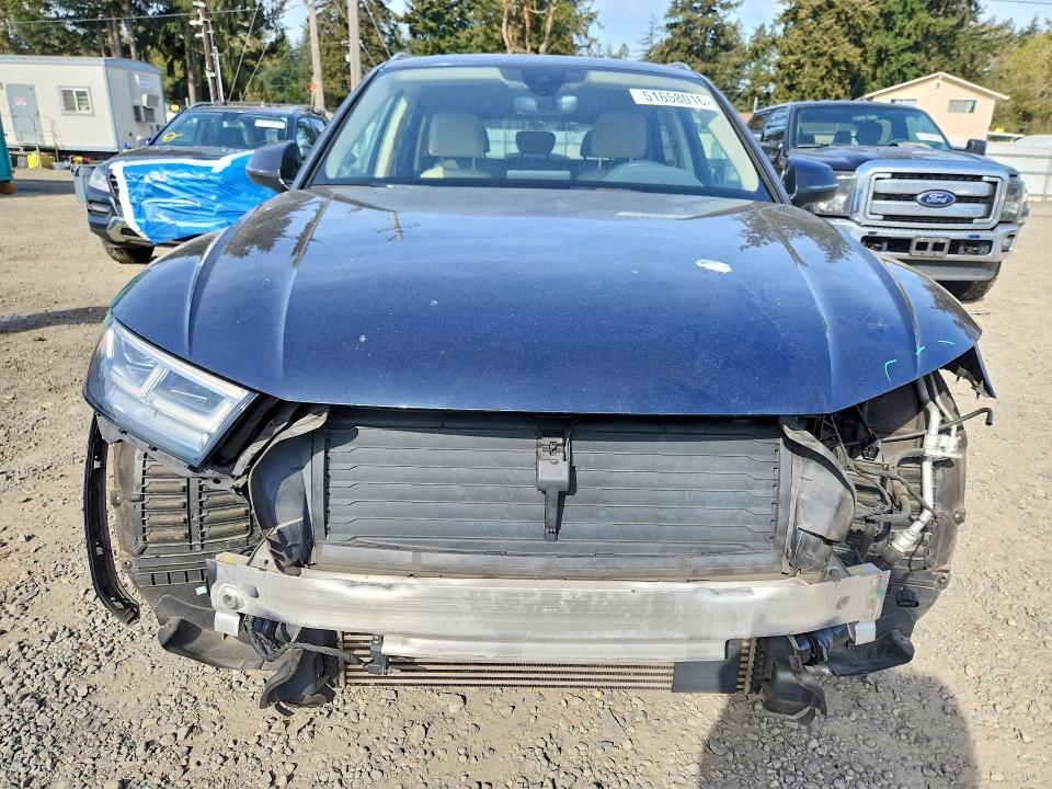 2018 Audi Q5 მანქანა იყიდება აუქციონზე, vin: WA1BNAFY4J2125175, აუქციონის ნომერი: 51658016