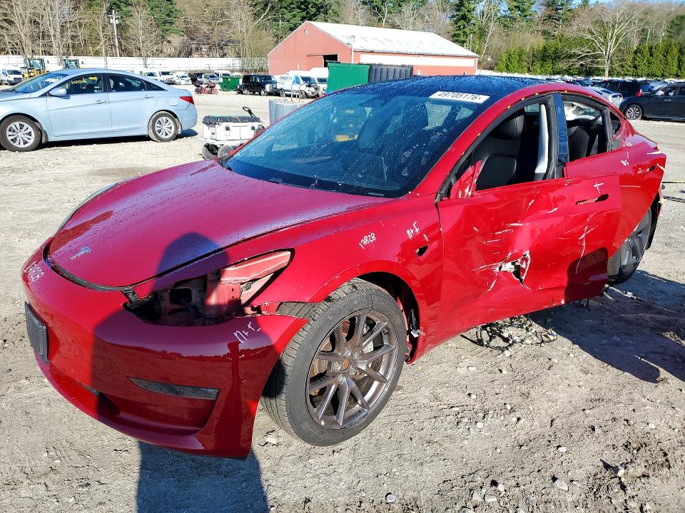 Продажа на аукционе авто 2021 Tesla Model 3, vin: 5YJ3E1EB1MF052954, номер лота: 49705176