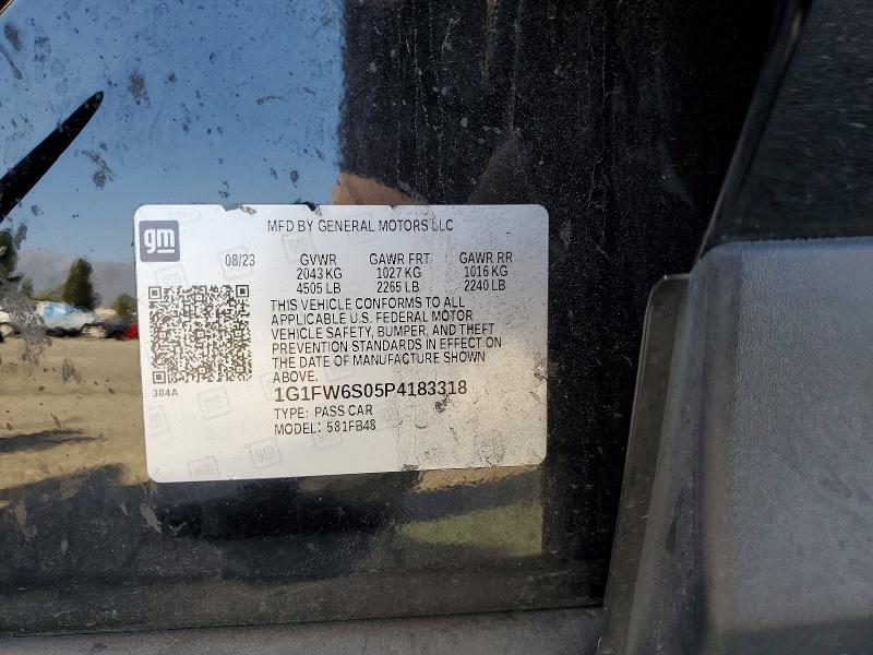 Продажа на аукционе авто 2023 Chevrolet Bolt Ev, vin: 1G1FW6S05P4183318, номер лота: 51810786