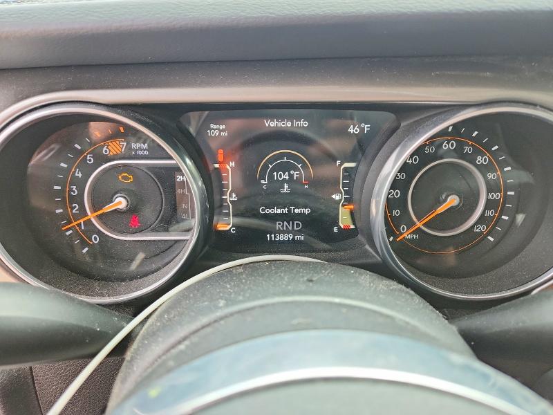 2018 Jeep Wrangler Unlimited მანქანა იყიდება აუქციონზე, vin: 1C4HJXEN4JW279349, აუქციონის ნომერი: 50765066