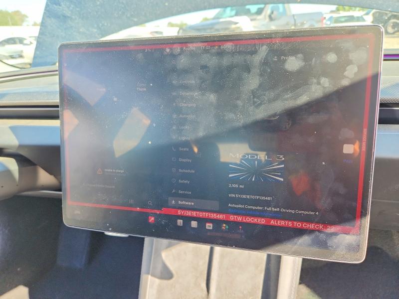 Продажа на аукционе авто 2026 Tesla Model 3, vin: 5YJ3E1ET0TF135461, номер лота: 46779676
