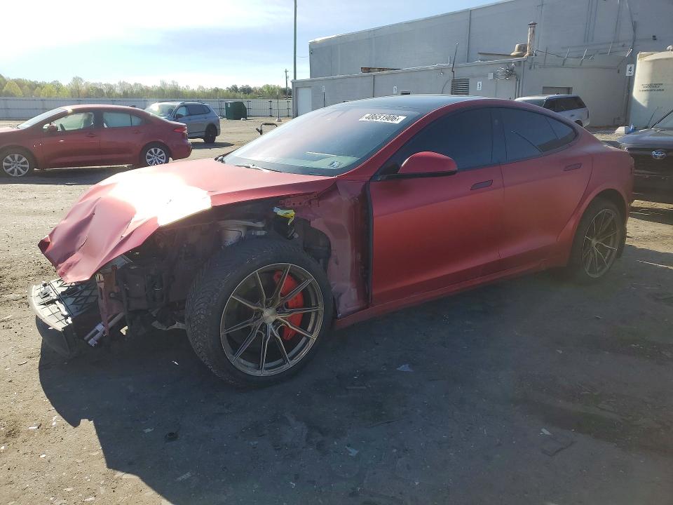 48651906 :رقم المزاد ، 5YJSA1E6XMF441750 vin ، 2021 Tesla Model S مزاد بيع