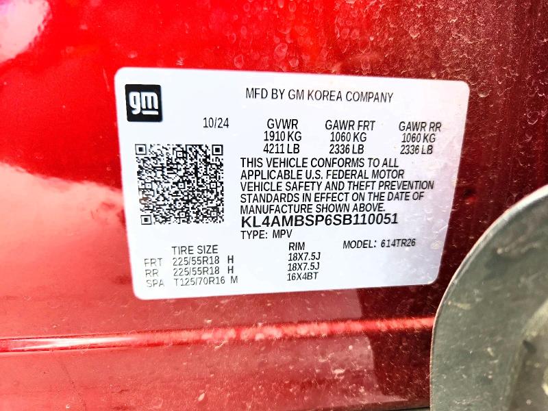 48932516 :رقم المزاد ، KL4AMBSP6SB110051 vin ، 2025 Buick Encore Gx مزاد بيع