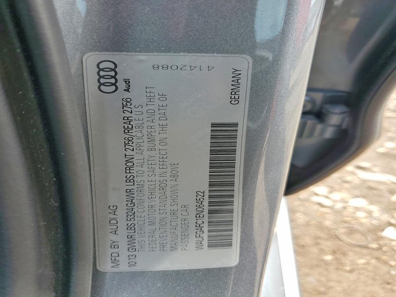 Продажа на аукционе авто 2014 Audi A6, vin: WAUFGAFC1EN064522, номер лота: 49861136