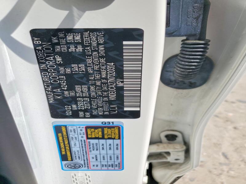 49480476 :رقم المزاد ، KNDEUCA27N7320314 vin ، 2022 Kia Seltos مزاد بيع