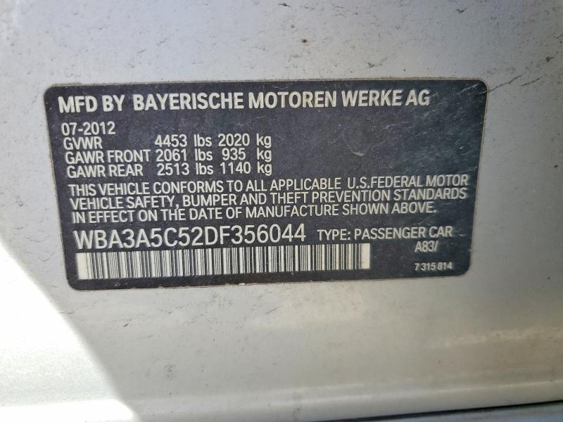 Aukcja sprzedaży 2013 Bmw 328, vin: WBA3A5C52DF356044, numer aukcji: 50837506