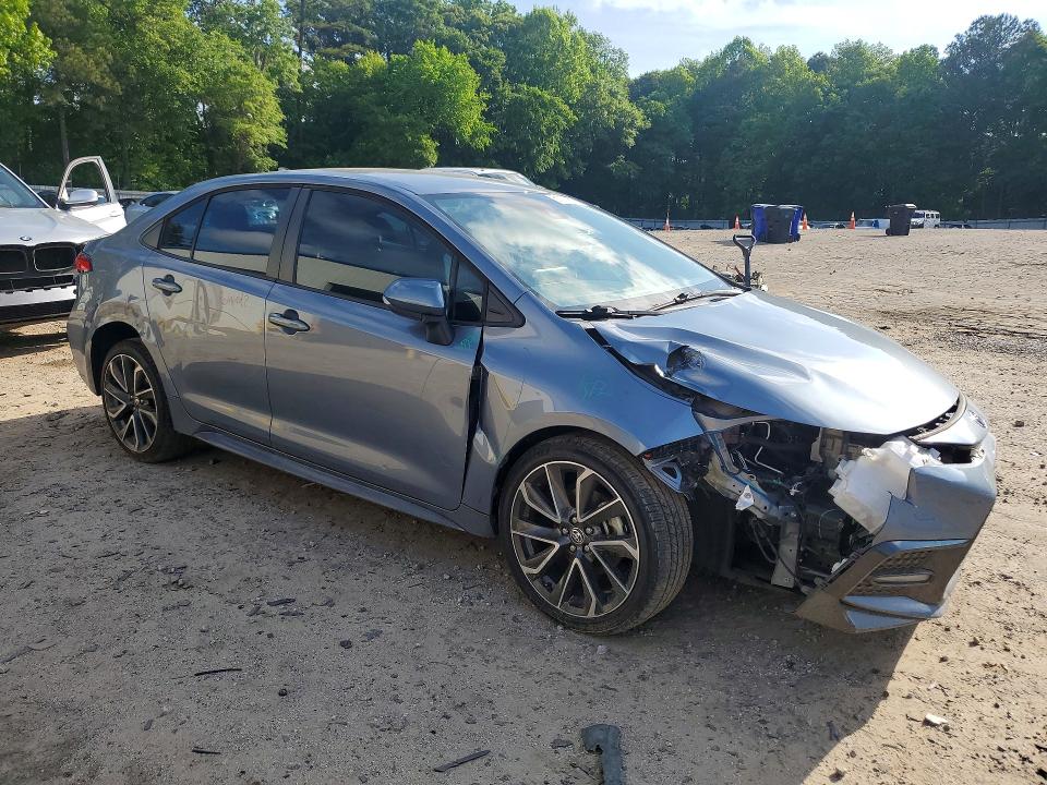 2022 Toyota Corolla მანქანა იყიდება აუქციონზე, vin: 5YFS4MCE1NP119782, აუქციონის ნომერი: 51354876