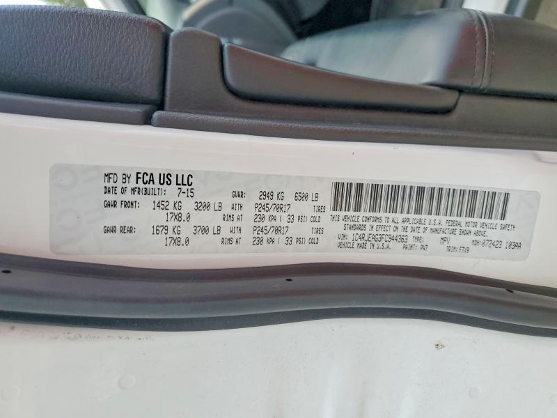 Aukcja sprzedaży 2015 Jeep Grand Cherokee, vin: 1C4RJEAG3FC944363, numer aukcji: 51632286