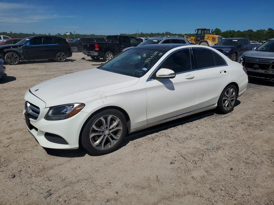 48861666 :رقم المزاد ، 55SWF4JB8HU196250 vin ، 2017 Mercedes-benz C مزاد بيع