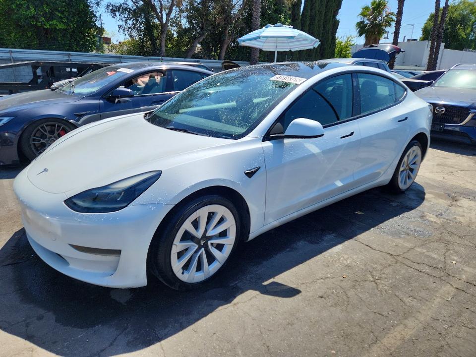 51016326 :رقم المزاد ، 5YJ3E1EA2PF450377 vin ، 2023 Tesla Model 3 مزاد بيع