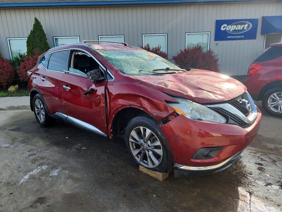 Продаж на аукціоні авто 2017 Nissan Murano, vin: 5N1AZ2MG3HN107079, номер лоту: 49910986