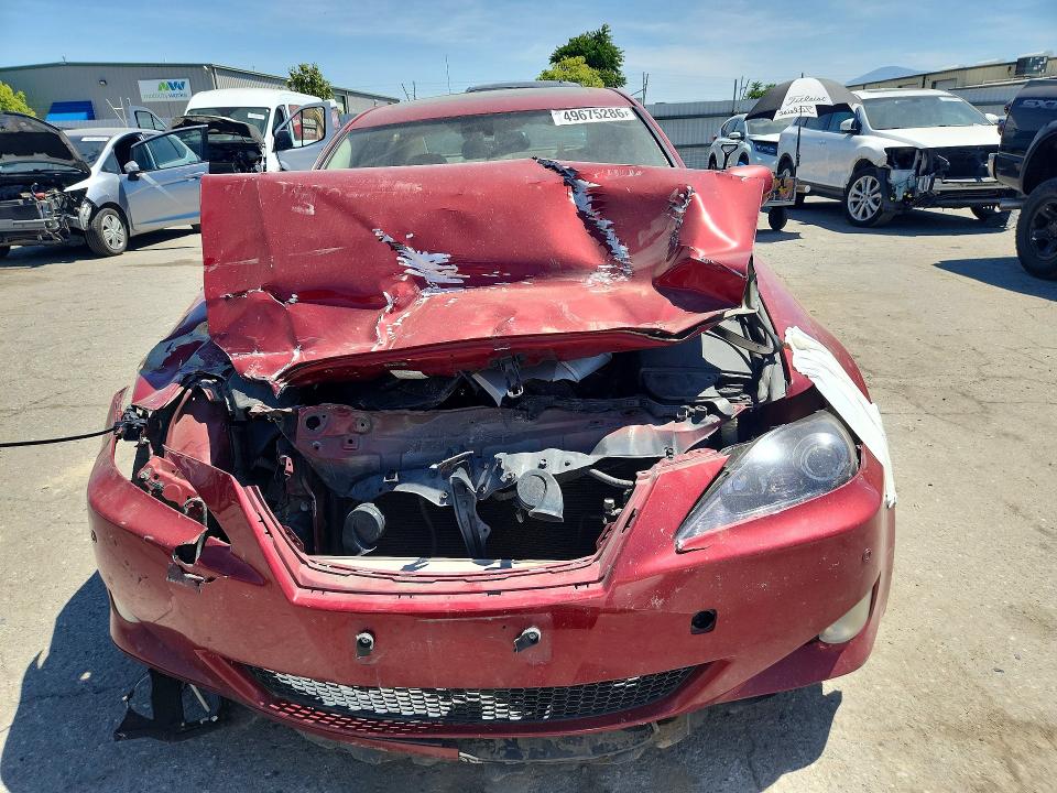Aukcja sprzedaży 2007 Lexus Is, vin: JTHBE262872010304, numer aukcji: 49675286