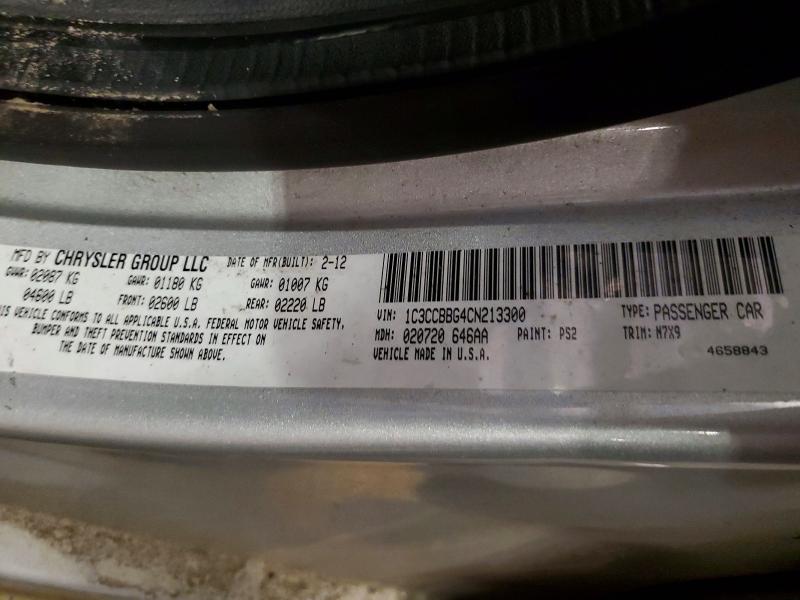 Aukcja sprzedaży 2012 Chrysler 200, vin: 1C3CCBBG4CN213300, numer aukcji: 49634526