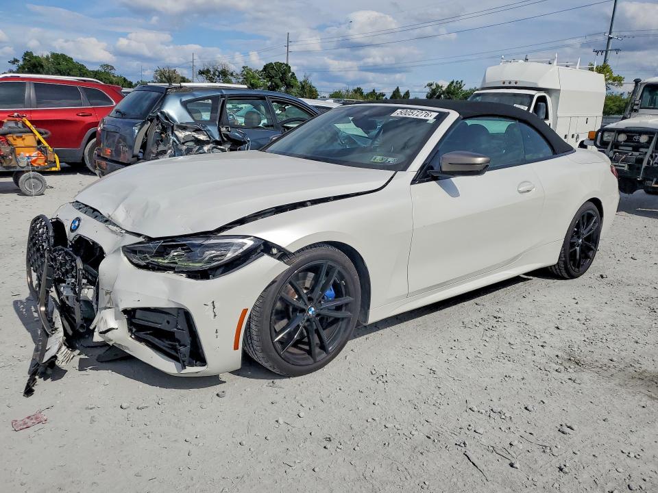 2021 Bmw M440i მანქანა იყიდება აუქციონზე, vin: WBA53AT08MCG90650, აუქციონის ნომერი: 50057276