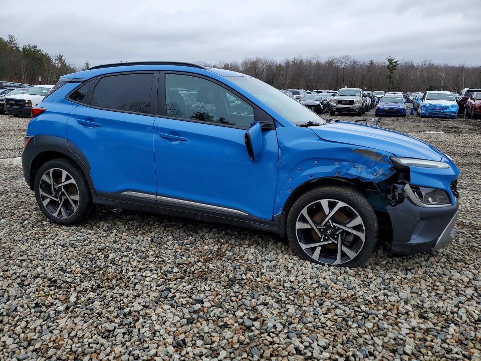2022 Hyundai Kona მანქანა იყიდება აუქციონზე, vin: KM8K5CA32NU822587, აუქციონის ნომერი: 48507706