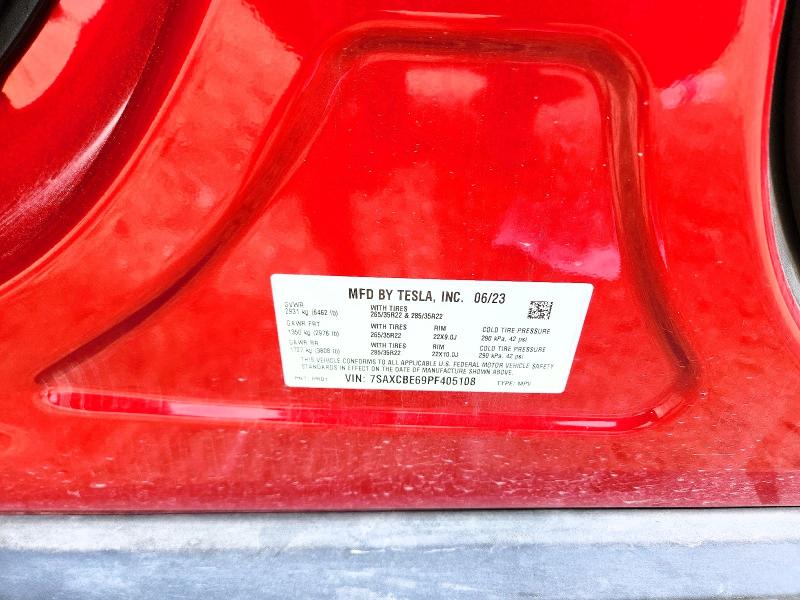 Aukcja sprzedaży 2023 Tesla Model X, vin: 7SAXCBE69PF405108, numer aukcji: 49725436