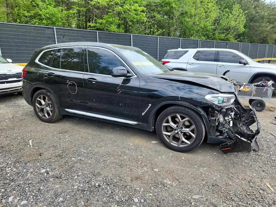 2021 Bmw X3 მანქანა იყიდება აუქციონზე, vin: 5UXTS1C0XM9G87497, აუქციონის ნომერი: 50836666