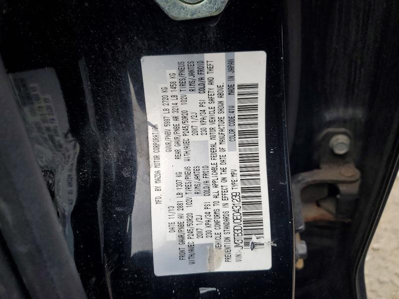 48389906 :رقم المزاد ، JM3TB3DV0E0431239 vin ، 2014 Mazda Cx-9 مزاد بيع