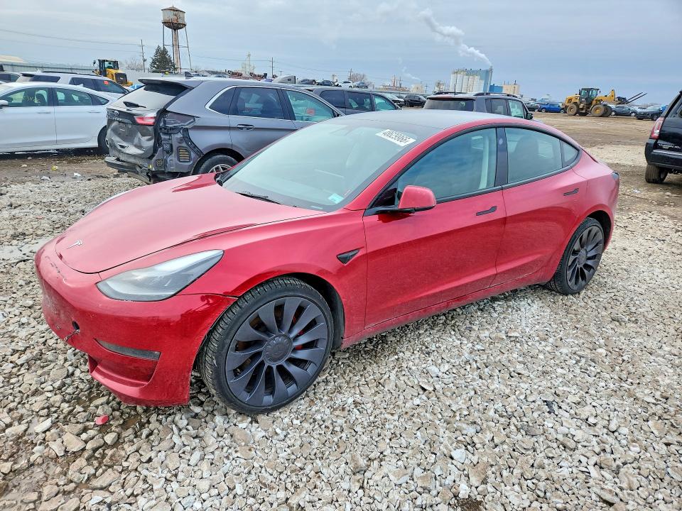 Auction sale of the 2023 Tesla Model 3, vin: 5YJ3E1EC5PF619812, lot number: 48629966