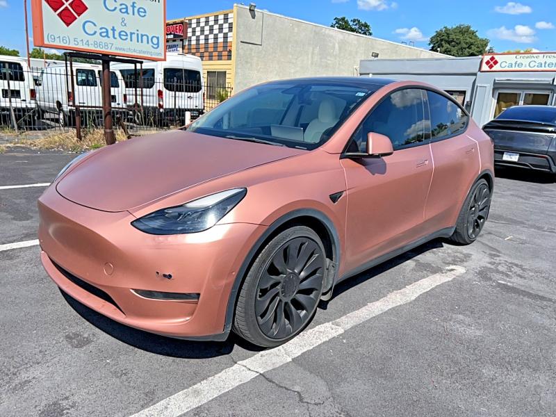 50178006 :رقم المزاد ، 7SAYGDEF7NF441963 vin ، 2022 Tesla Model Y مزاد بيع